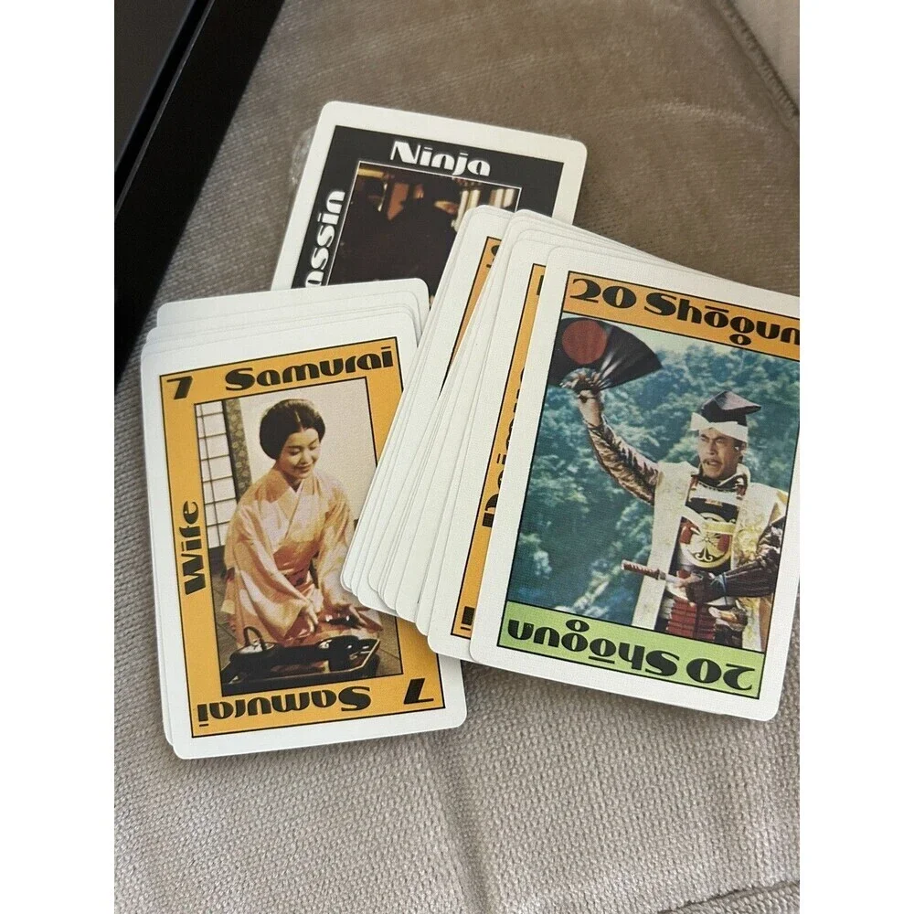 James Clavell’s SHoGUN Card Game Vintage 1983